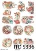 Papier decoupage świąteczny*Paper decoupage Christmas